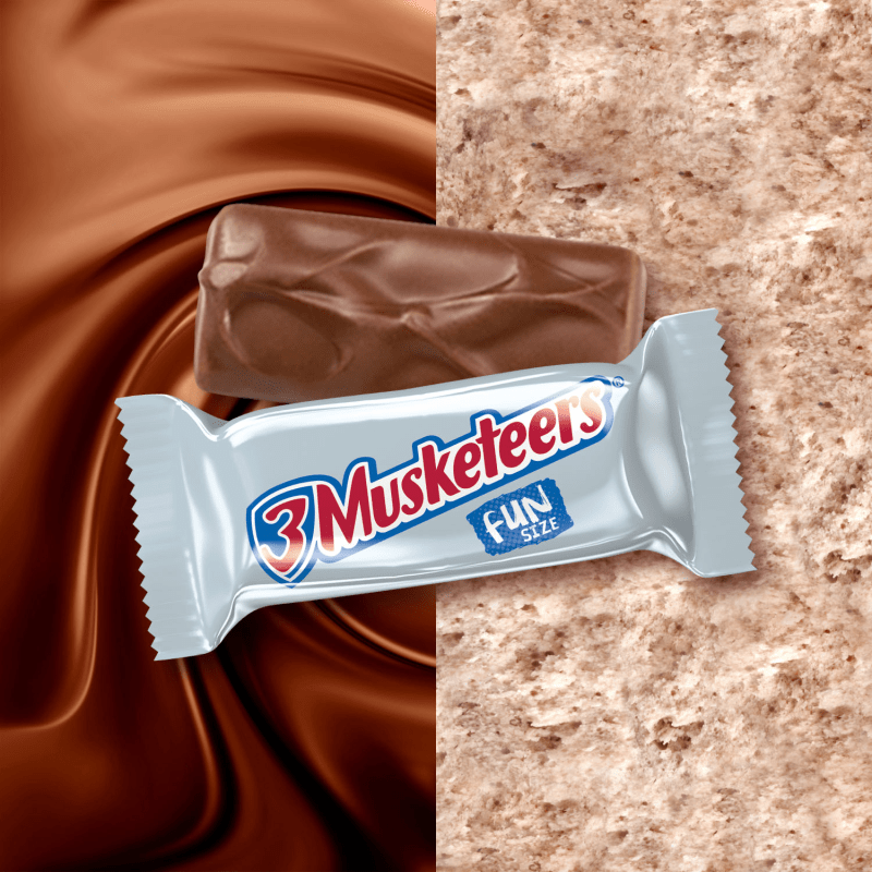 3 MUSKETEERS Fun Size Chocolate Candy Bars, 10.48 oz 3 MUSKETEERS®